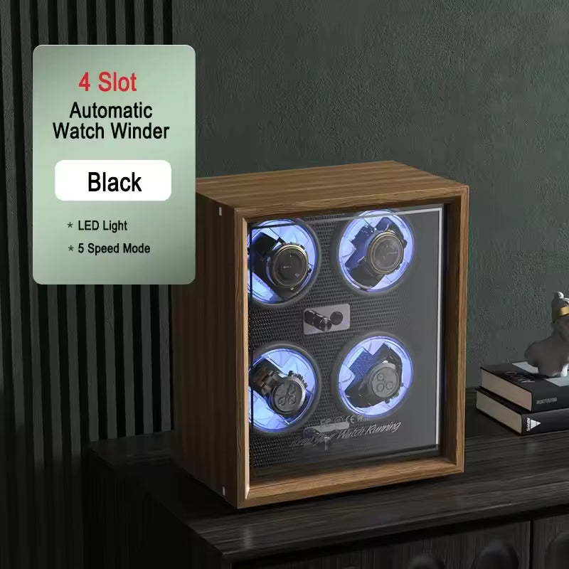 1/2/4-Slot Automatic Watch Winder Quiet Motor – product view 11