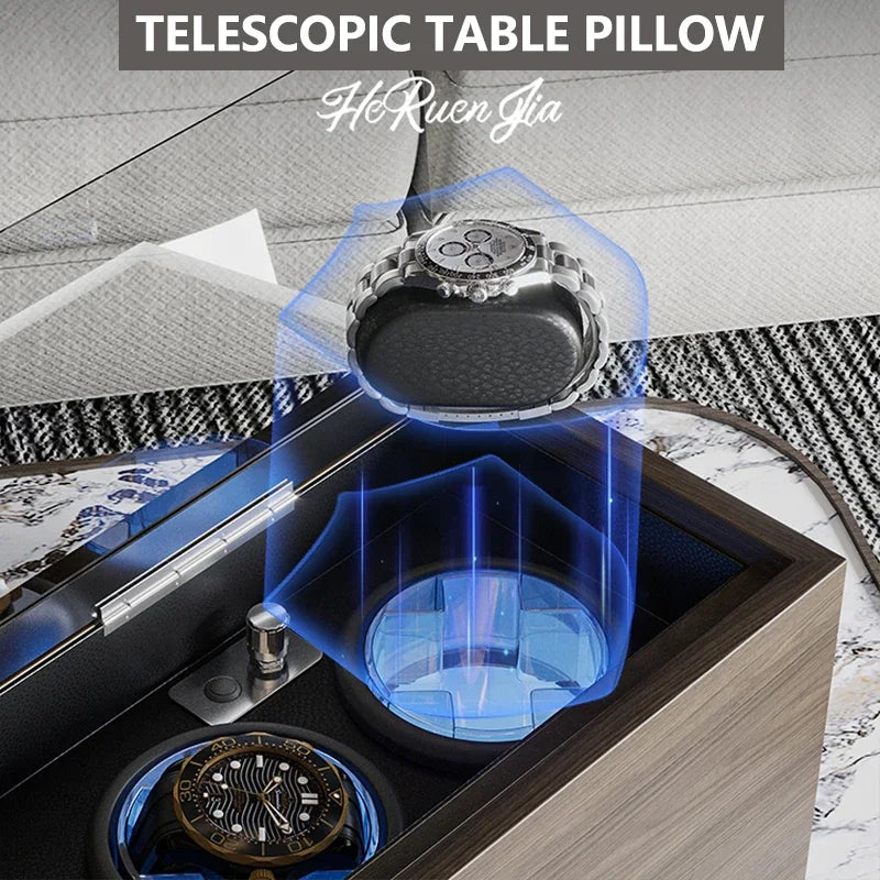 High-End Automatic Watch Winder - Antimagnetic Mechanical Watch Rotation Storage Box