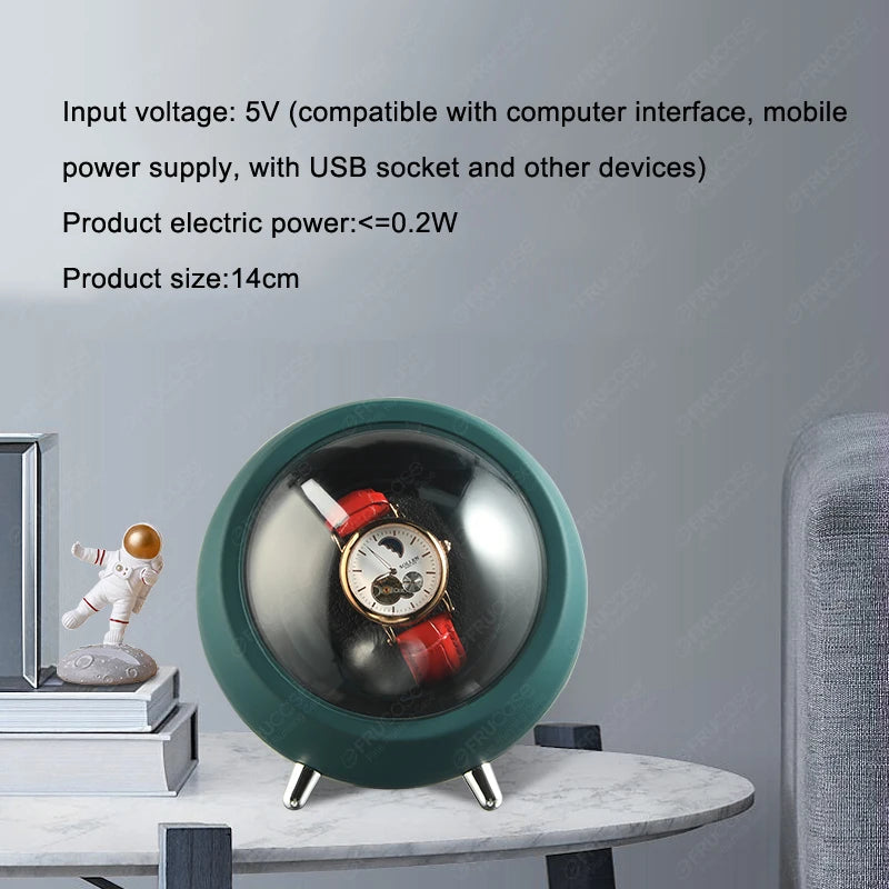 ABS Automatic Watch Winder with USB Cable and Battery Option