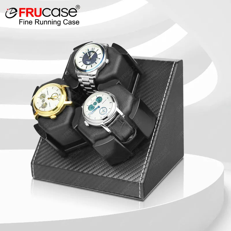 Triple Watch Winder for Automatic Watches - Watch Storage Box
