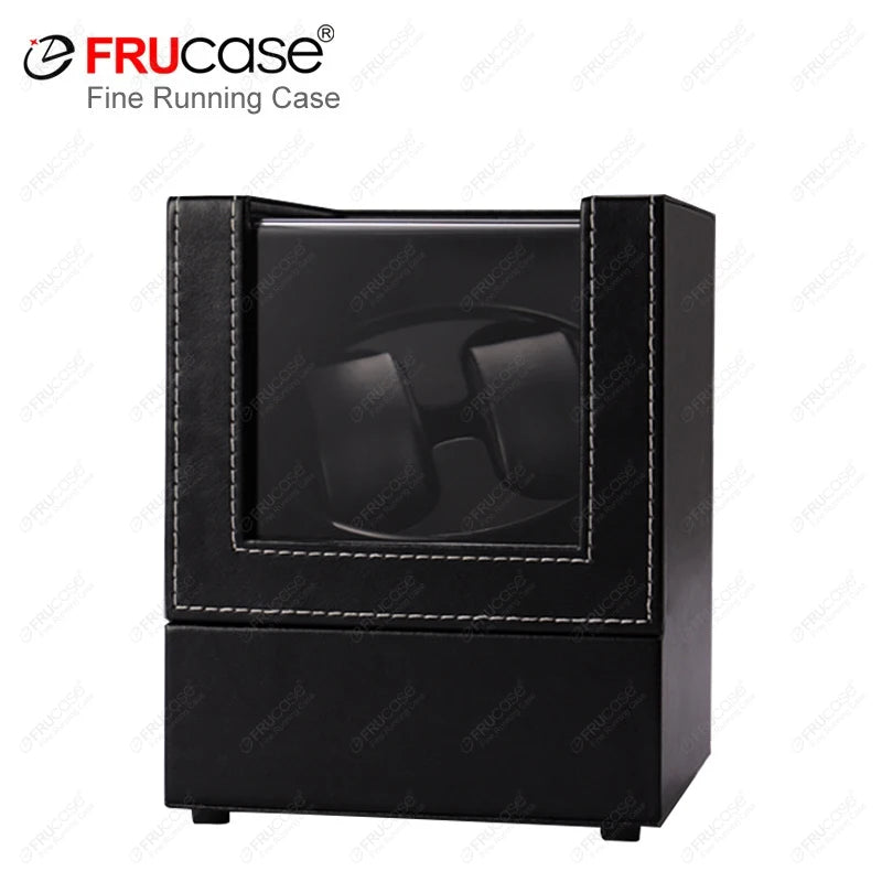 PU Leather Watch Winder for Automatic Watches with USB Charging Watch Box