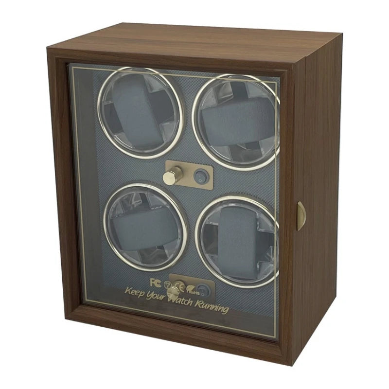 Luxury Wooden Watch Winder for Automatic Watches - Mechanical Rotator Storage and Display Box