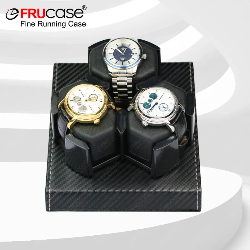 Triple Watch Winder for Automatic Watches - Watch Storage Box