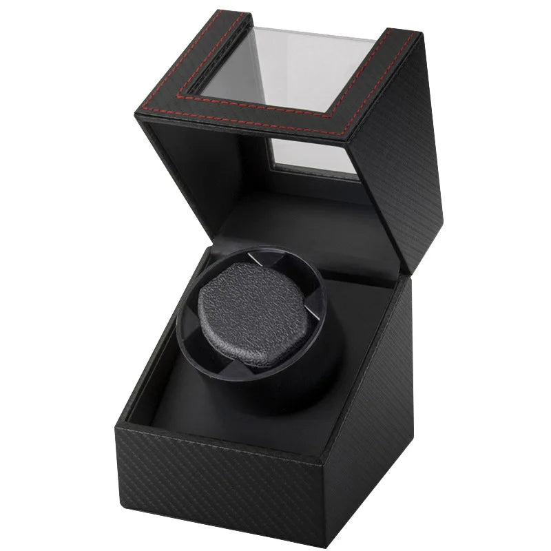 Single Slot Watch Winder with Mute Electric Swing - Watch Shaker, Mechanical Watch Box