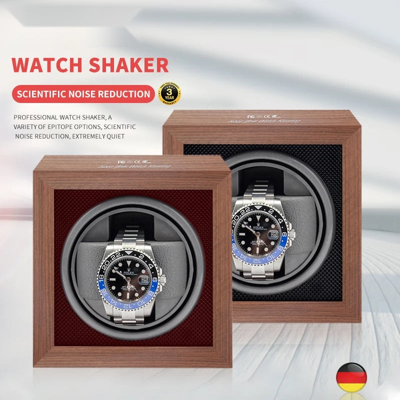 Single Slot High-End Watch Winder - Luxury Watch Box with Mabuchi Motor