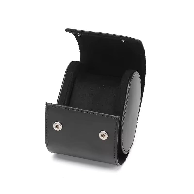 1/2/3 Slots Luxury Leather Watch Roll Case - Portable Travel Watch Organizer Gift for Men
