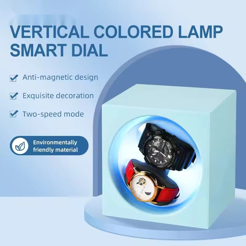 2-Slot Automatic Watch Winder Quiet Motor – product view 7