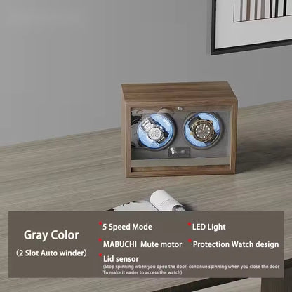 1/2/3/4/6 Slots High-End Automatic Watch Winder - Watch Box with Mabuchi Motor