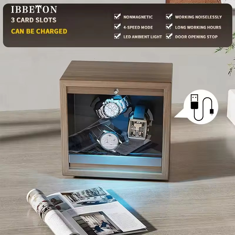 1/2/3/4/6/3+3/6+6-Slot Automatic Watch Winder Mabuchi Motor – product view 11
