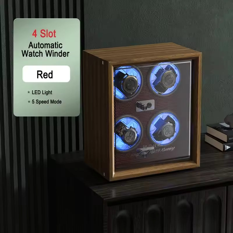 1/2/4-Slot Automatic Watch Winder Quiet Motor – product view 12