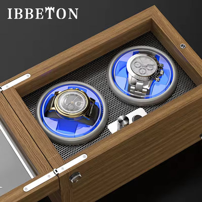 1/2/4 Slots Automatic Watch Winder - Anti-Magnetic Watch Box with Quiet Japanese Motor