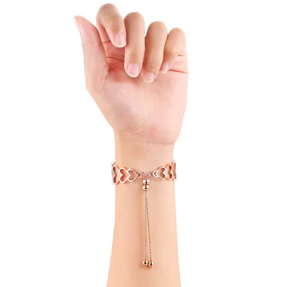 Heart Shaped Metal Bracelet for Apple Watch Band iWatch Series Ultra/9/8/7/6/5/4/10/SE