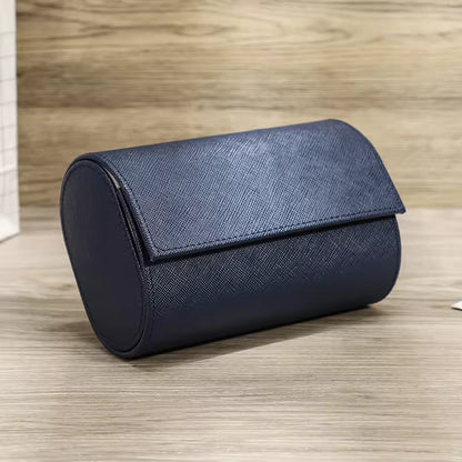 2-Slot High Quality Leather Watch Roll Case - Watch Storage for Men & Women
