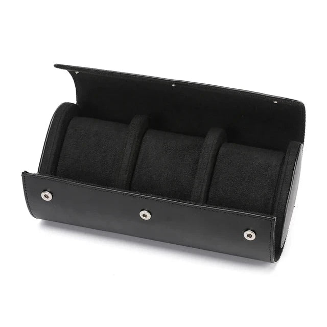 3 Slot Watch Roll Travel Case