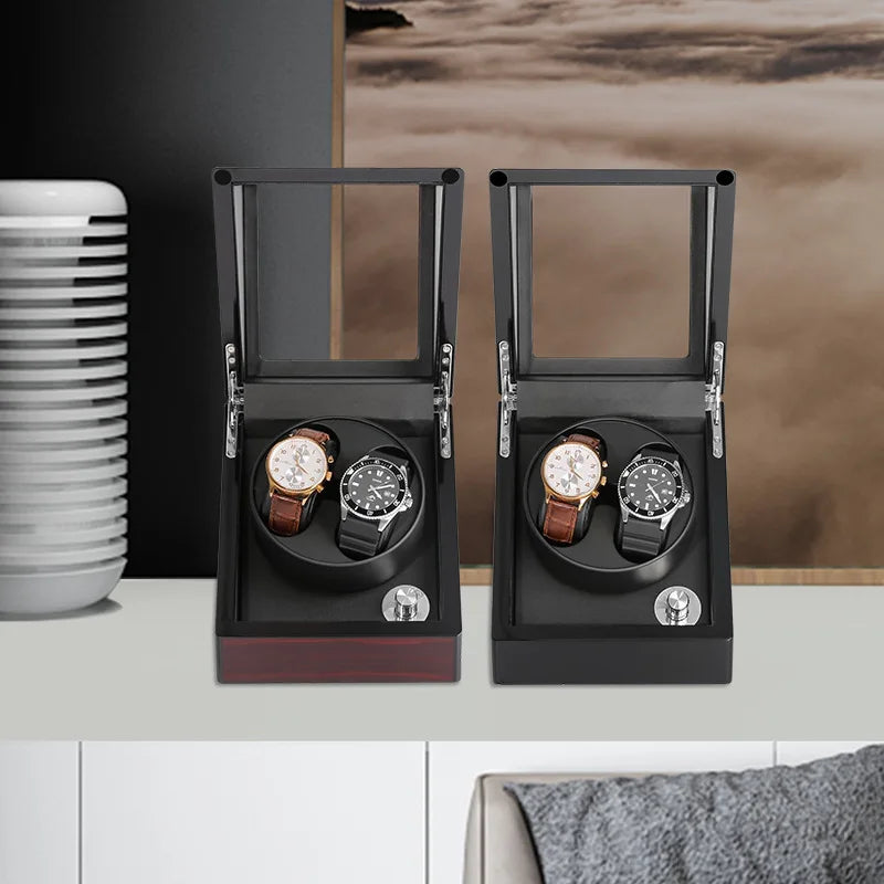 Luxury Automatic Watch Winder with USB Power Supply and Silent Motor