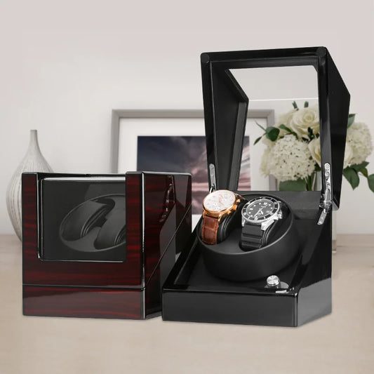 Luxury Automatic Watch Winder with USB Power Supply and Silent Motor