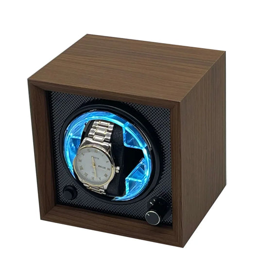 Single Slot Automatic Watch Winder - Dustproof, Antimagnetic with Adjustable Mabuchi Motor