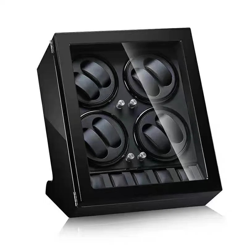 8+5 Automatic Watch Winder Wooden Display Box Organizer