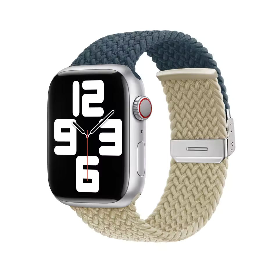 Adjustable Braided Nylon Strap for Apple Watch Band iWatch Series Ultra/11/10/9/8/7/6/5/SE