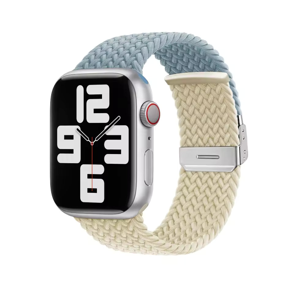 Adjustable Braided Nylon Strap for Apple Watch Band iWatch Series Ultra/11/10/9/8/7/6/5/SE