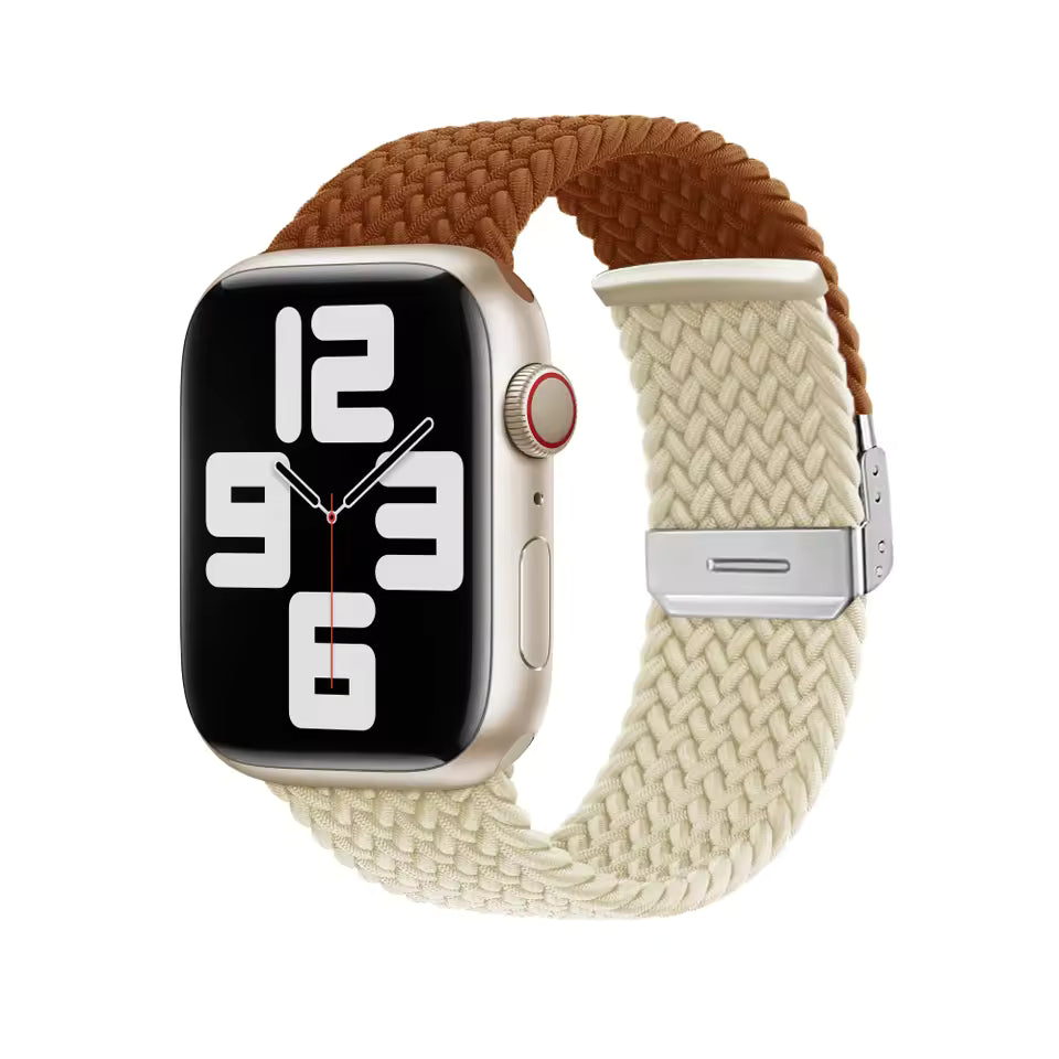 Adjustable Braided Nylon Strap for Apple Watch Band iWatch Series Ultra/11/10/9/8/7/6/5/SE