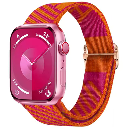 Adjustable Nylon Strap for Apple Watch Band iWatch Series Ultra/11/10/9/8/7/6/5/4/SE