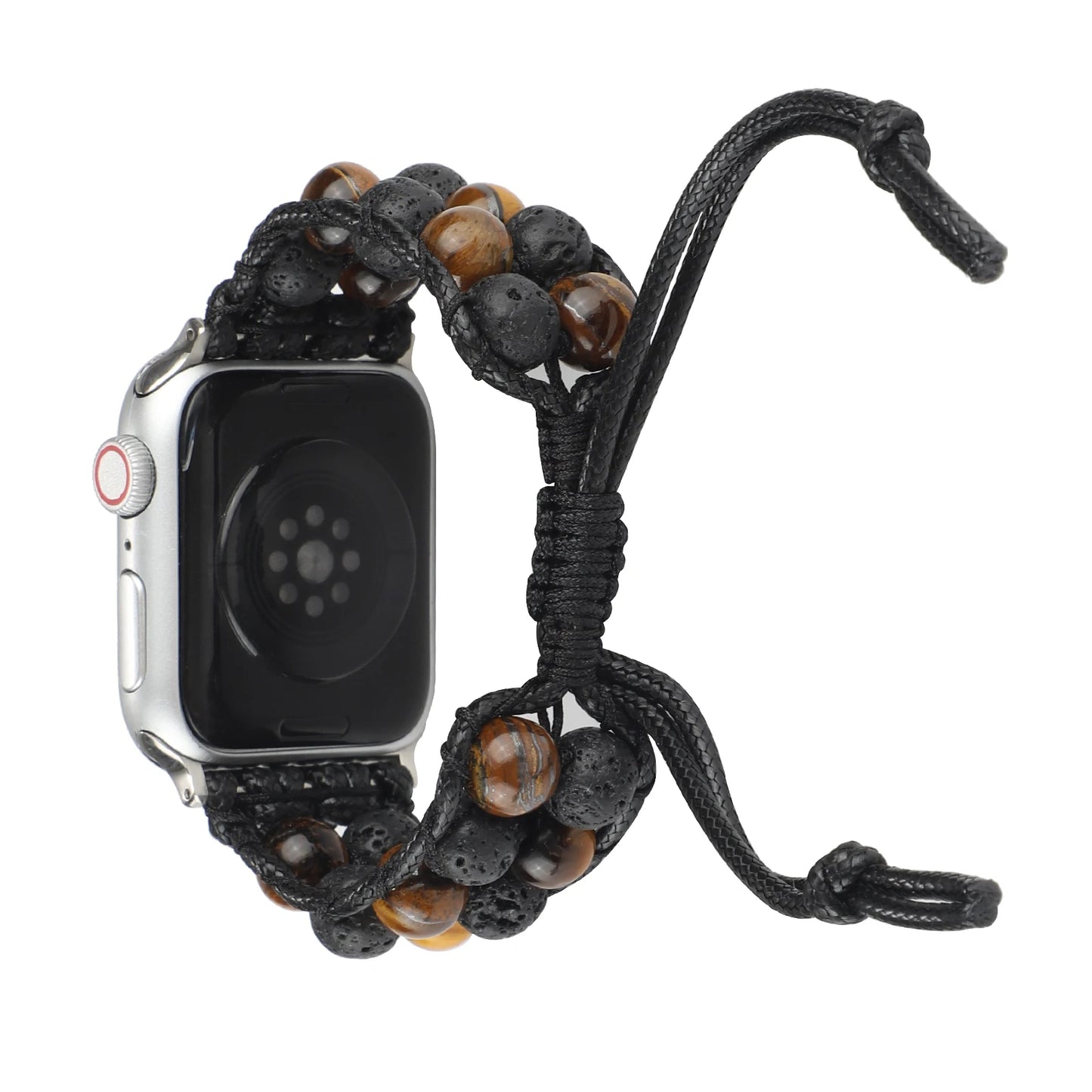 Agate Jewelry Braided Bracelet for Apple Watch iWatch Ultra2 Band 46mm 45mm 41mm 44mm 42mm 40mm Series 10/9/8/7/6/5/4/SE