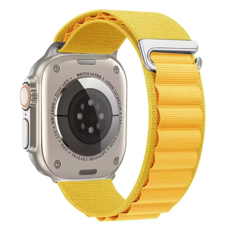 Alpine Nylon Sports Bracelet for Apple Watch Ultra3 Band 46mm 49mm 45mm 41mm 44mm 40mm 42mm Series 11/10/9/8/7/6/5/4/3/SE