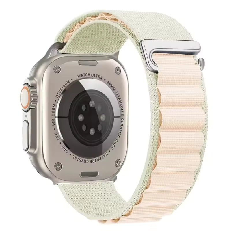 Alpine Nylon Sports Bracelet for Apple Watch Ultra3 Band 46mm 49mm 45mm 41mm 44mm 40mm 42mm Series 11/10/9/8/7/6/5/4/3/SE