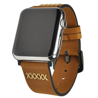 Leather Strap for Apple Watch Band iWatch Series 10/9/8/7/6/5/4/SE/2