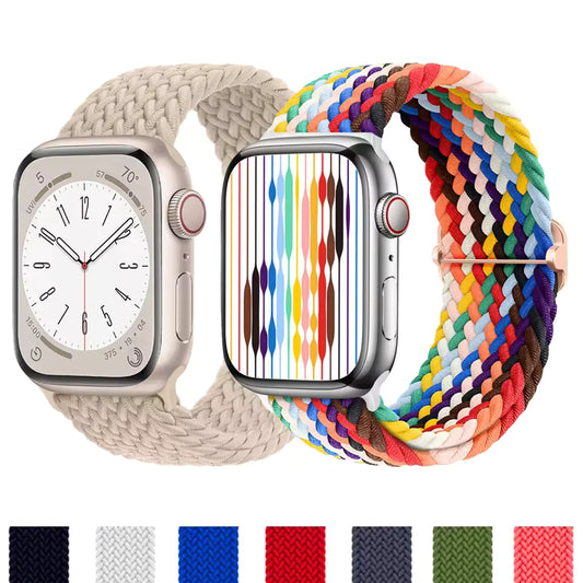 Braided Strap for Apple Watch Band iWatch Series 9/8/7/6/5/4/3/SE/Ultra