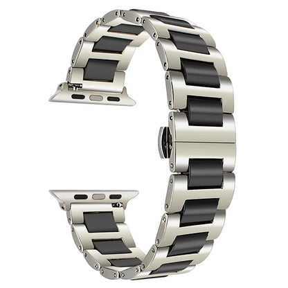 Ceramic Metal Strap for Apple Watch iWatch Series Ultra/3/2/11/10/9/8/7/6/5/4/SE