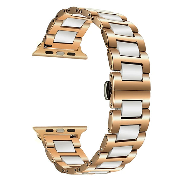 Ceramic Metal Strap for Apple Watch iWatch Series Ultra/3/2/11/10/9/8/7/6/5/4/SE
