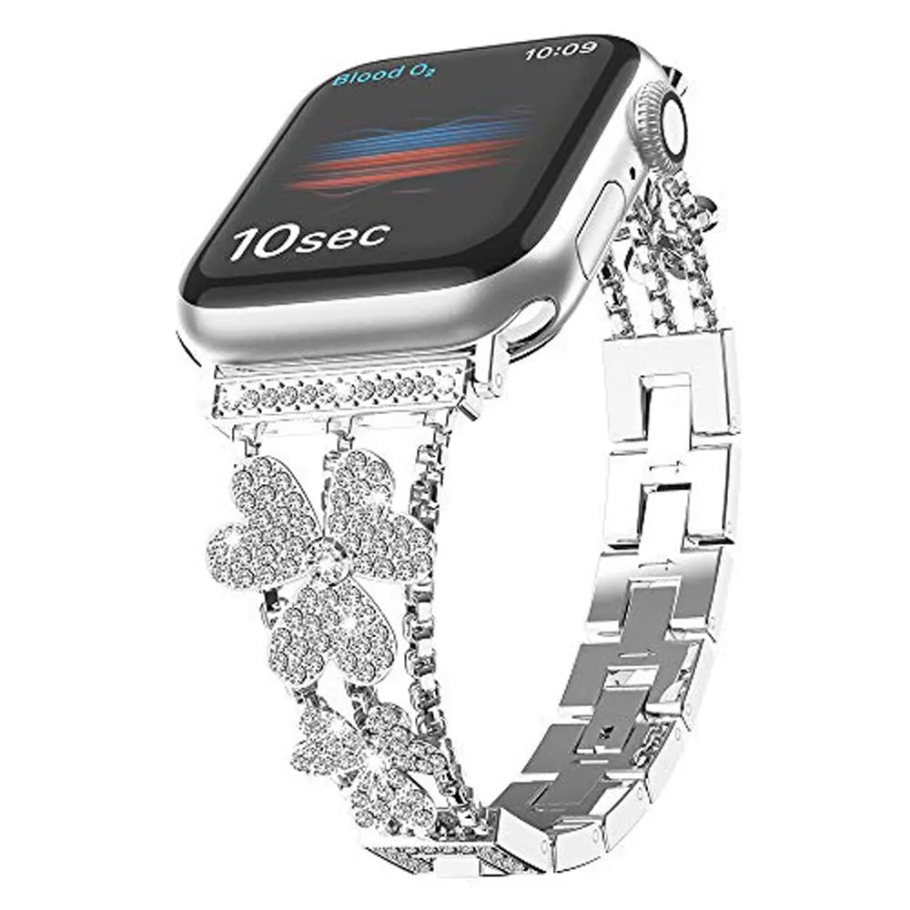 Classic Butterfly Diamond Bracelet for Apple Watch Band iWatch Series Ultra2/10/9/8/7/6/5/4/3/SE