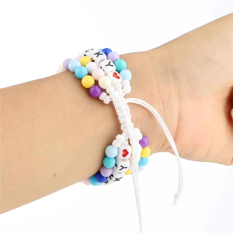 DIY Beads Braided Bracelet for Apple Watch iWatch Ultra2 Band 49mm 45mm 41mm 44mm 40mm 46mm 42mm Series 10/9/8/7/6/5/4/SE