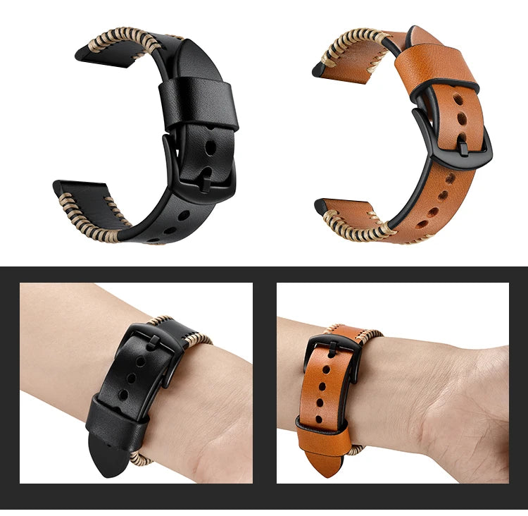 Double Leather Strap for Apple Watch Band Ultra/11/10/9/8/7/6/5/4/SE
