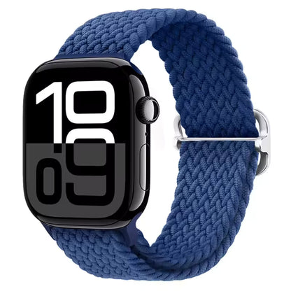 Elastic Braided Nylon Bracelet for Apple Watch Band iWatch Series Ultra/11/10/9/8/7/4/5/6/SE