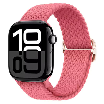 Elastic Braided Nylon Bracelet for Apple Watch Band iWatch Series Ultra/11/10/9/8/7/4/5/6/SE