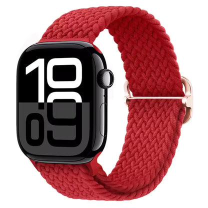 Elastic Braided Nylon Bracelet for Apple Watch Band iWatch Series Ultra/11/10/9/8/7/4/5/6/SE