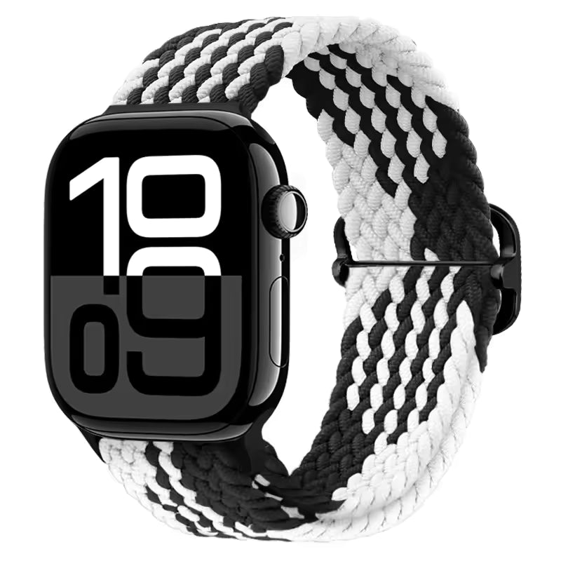 Elastic Braided Nylon Bracelet for Apple Watch Band iWatch Series Ultra/11/10/9/8/7/4/5/6/SE