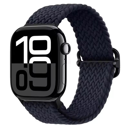 Elastic Braided Nylon Bracelet for Apple Watch Band iWatch Series Ultra/11/10/9/8/7/4/5/6/SE