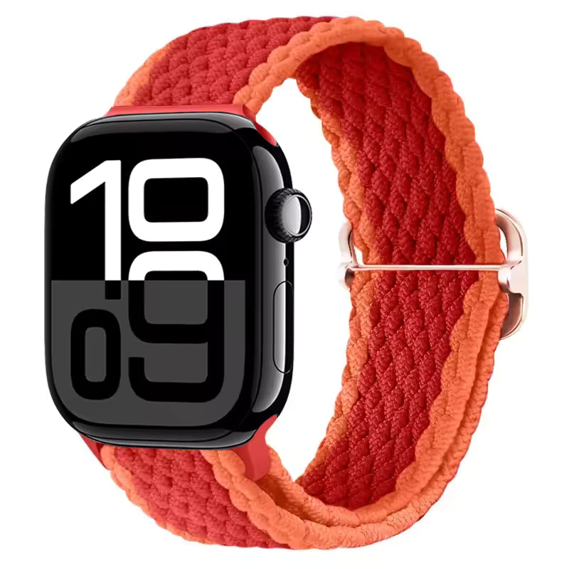 Elastic Braided Nylon Bracelet for Apple Watch Band iWatch Series Ultra/11/10/9/8/7/4/5/6/SE