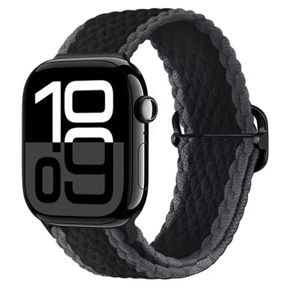 Elastic Braided Nylon Bracelet for Apple Watch Band iWatch Series Ultra/11/10/9/8/7/4/5/6/SE