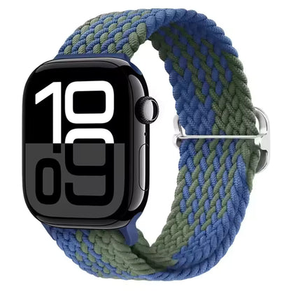 Elastic Braided Nylon Bracelet for Apple Watch Band iWatch Series Ultra/11/10/9/8/7/4/5/6/SE