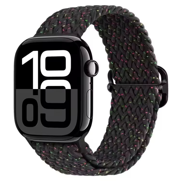 Elastic Braided Nylon Bracelet for Apple Watch Band iWatch Series Ultra/11/10/9/8/7/4/5/6/SE