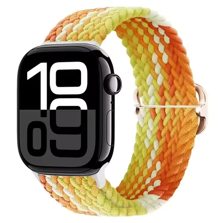 Elastic Braided Nylon Bracelet for Apple Watch Band iWatch Series Ultra/11/10/9/8/7/4/5/6/SE