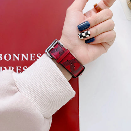 Exquisite Leather Strap for Apple Watch Band iWatch Series Ultra/2/10/9/8/7/6/5/4/3/SE