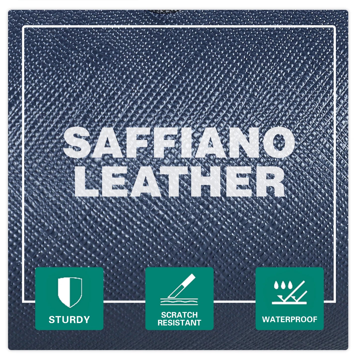 Genuine Saffiano Leather 2-Slot Watch Case - Luxury Travel Watch Organizer for Men & Women