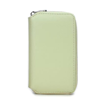 Genuine Saffiano Leather 2-Slot Watch Case - Luxury Travel Watch Organizer for Men & Women