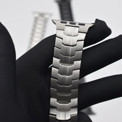 Iron Man Titanium Alloy Strap for Apple Watch Band iWatch Series Ultra3/2/11/10/9/8/7/6/5/4